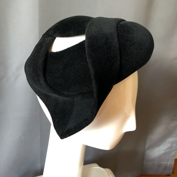 Vintage Filene's Black Hat Awesome Shape - Picture 2 of 10